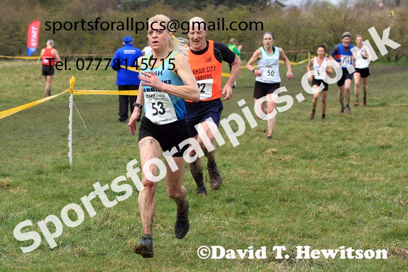 Womens and Mens 65+ in the 2023 BMAF Cross Country Champs., Wallsend. Photo: David T. Hewitson/Sports for All Pics